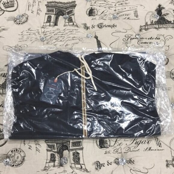 Weatherproof Hooded Full Zip Rain Slicker Sport Jacket Raincoat In Black M $129 - Picture 9 of 15